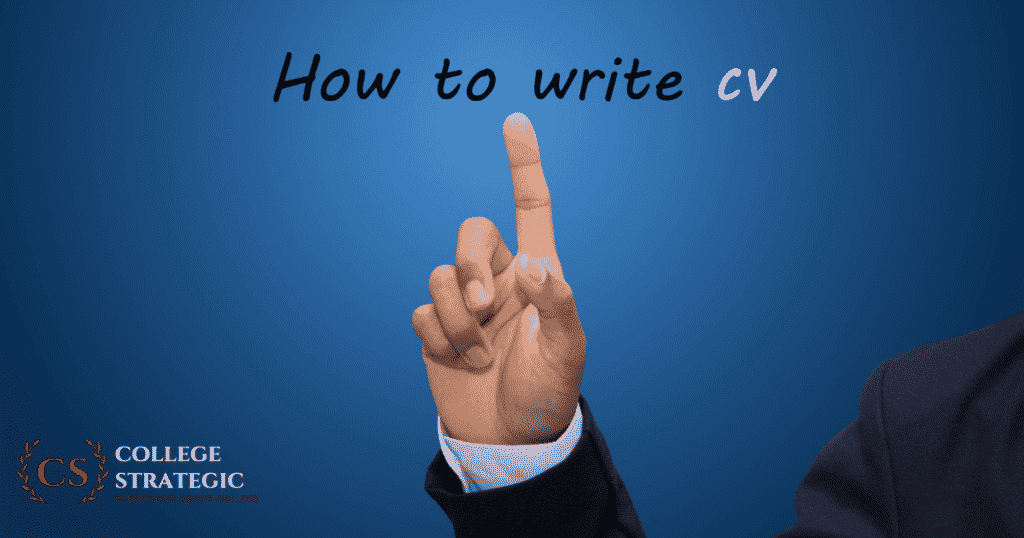 how to write a cv for grad school